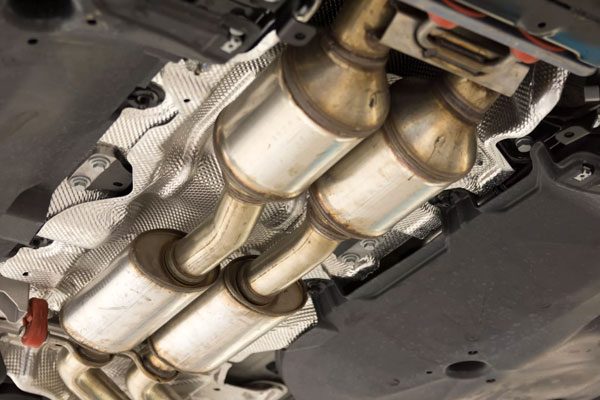 Failing catalytic converter