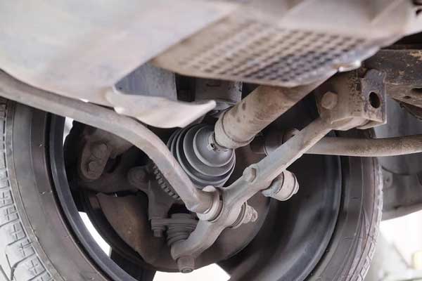 Bent driveshaft or axle