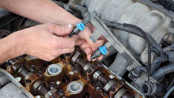 Faulty fuel injector