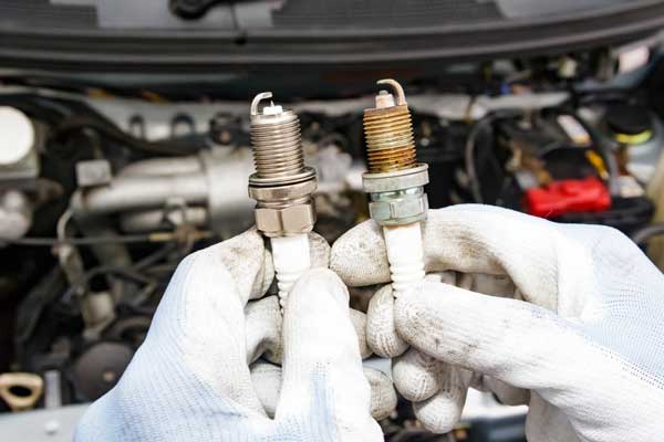 Faulty spark plugs