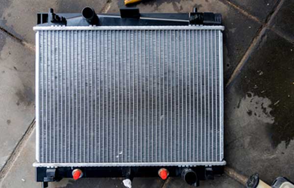 Clogged radiator