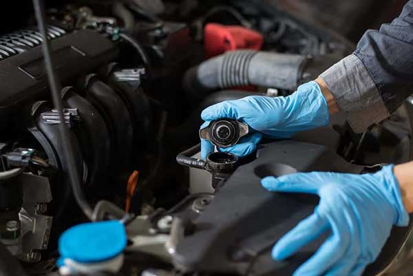 Defective radiator cap