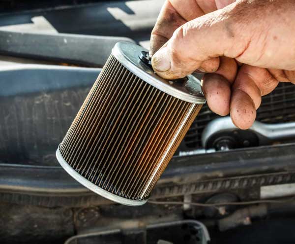 Clogged Oil Filter