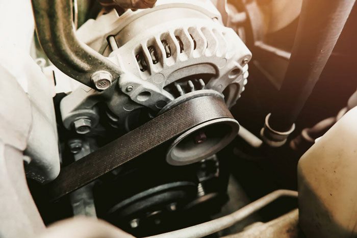Inspecting the New Alternator