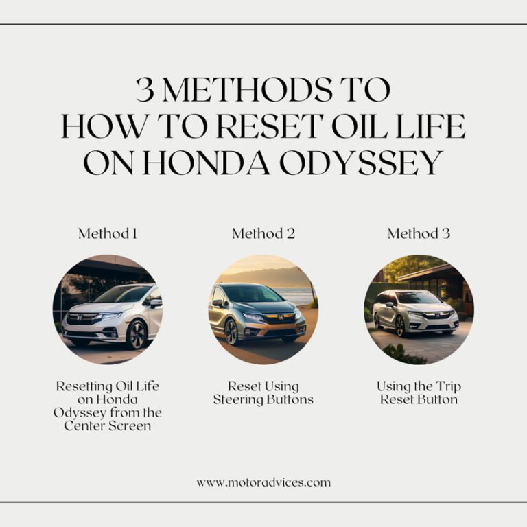 How to Reset Oil Life on Honda Odyssey? A StepByStep Guide!