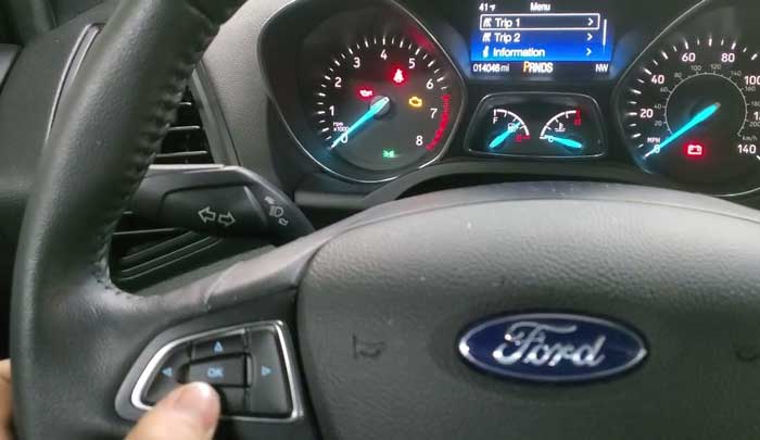 Reset Oil Change Light on New Ford Escape Model